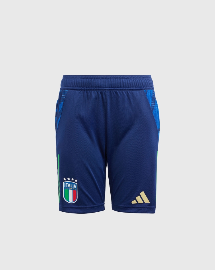 Adidas Pantaloncini Da Allenamento Italia 2024 Azzurri Bambino