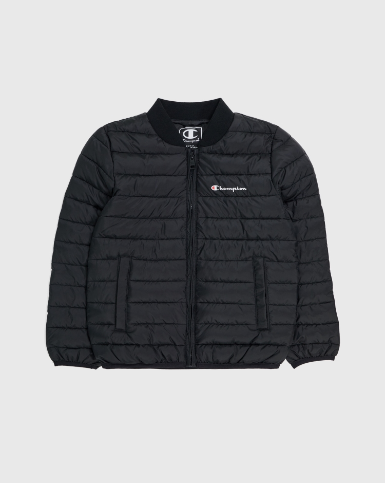 Champion Giacca Bomber Nero Bambino