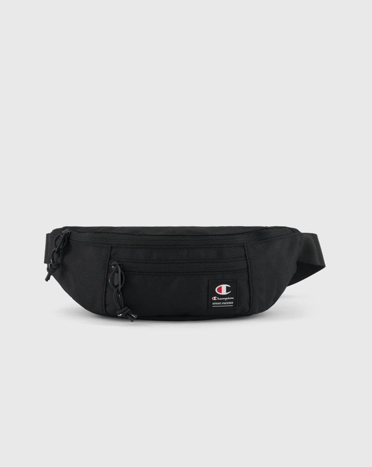 Champion Marsupio con Etichetta In Jacquard Nero Unisex