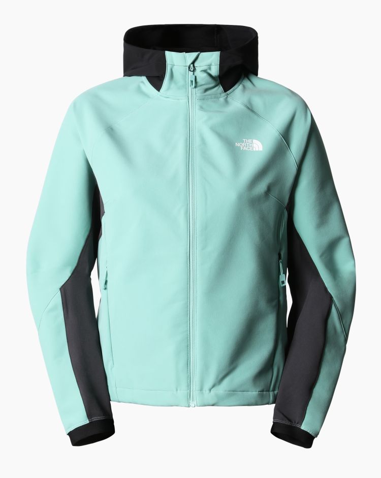The North Face Ao Softshell Felpa Cappuccio Grigio Donna