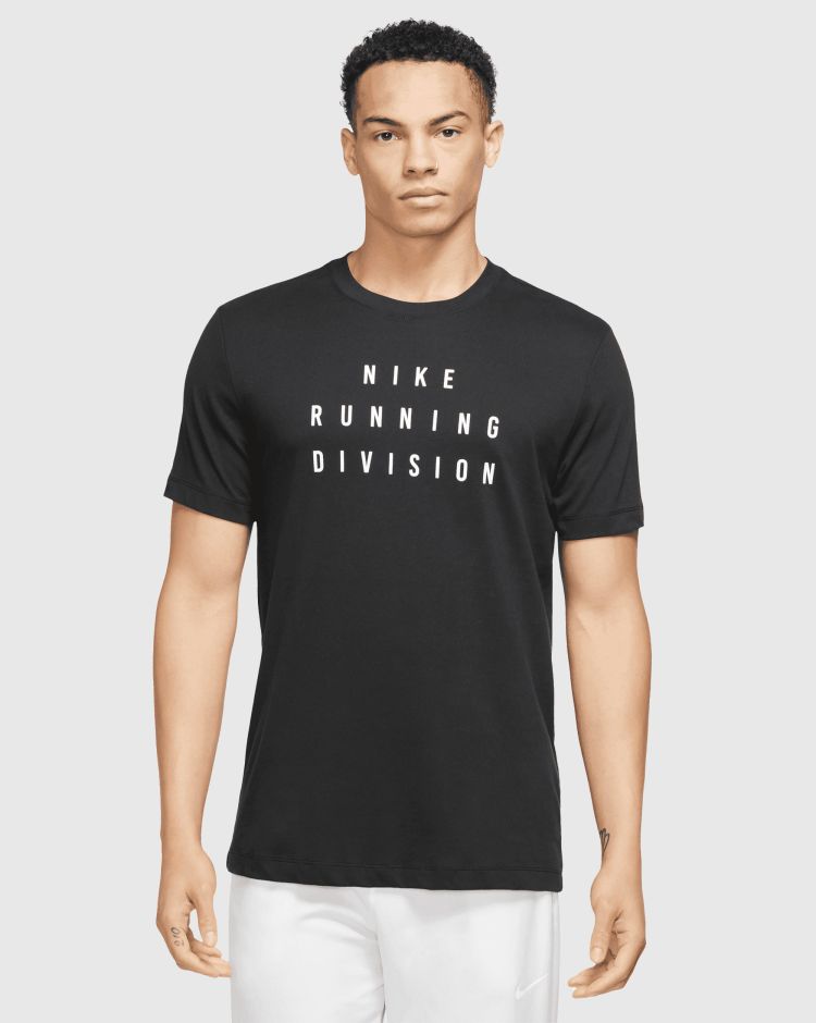 Nike T-Shirt Dri-FIT Run Division Nero Uomo