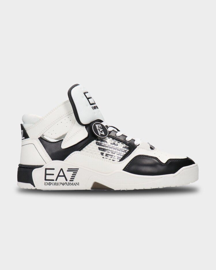 Emporio Armani EA7 New Basket Mid Bianco Uomo