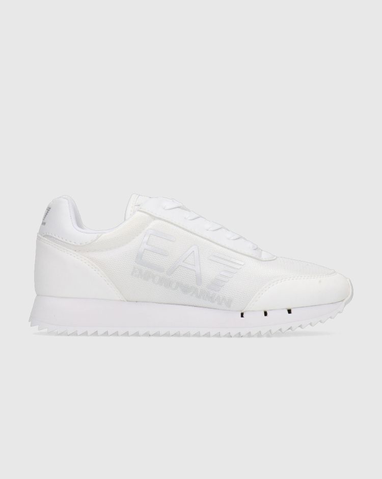 Emporio Armani EA7 Black & White Laces Bianco Bambino