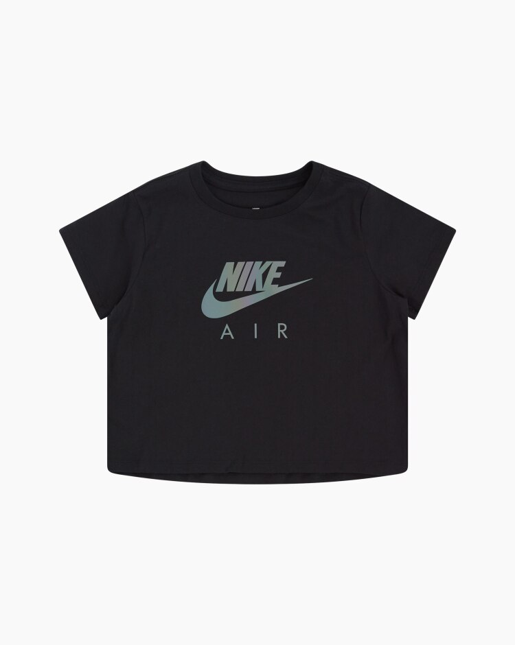 Nike NsTee Crop Air Nero Bambina