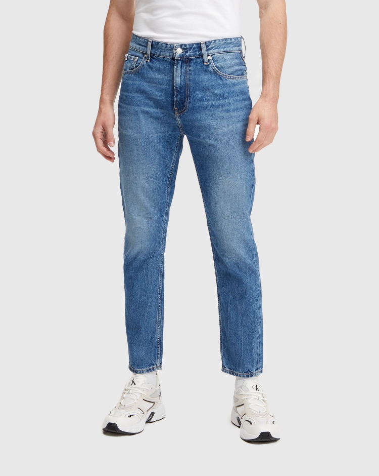 Calvin Klein Dad Jeans Blu Uomo