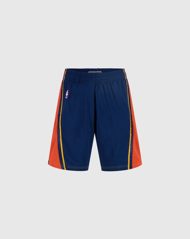 Mitchell&Ness Pantaloncini Basket Golden State Warriors 09-10 Blu Uomo