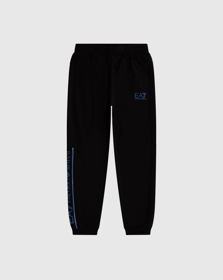 Emporio Armani EA7 Pantaloni Con Logo Esteso Nero Bambino