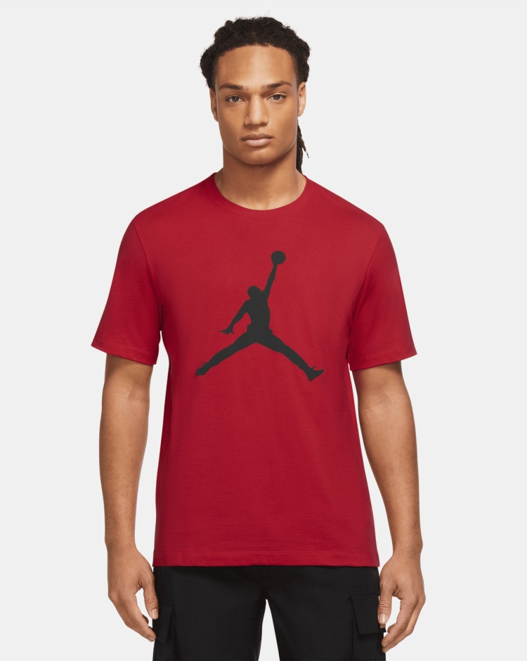 Nike Jordan T-Shirt Jumpman Rosso Uomo
