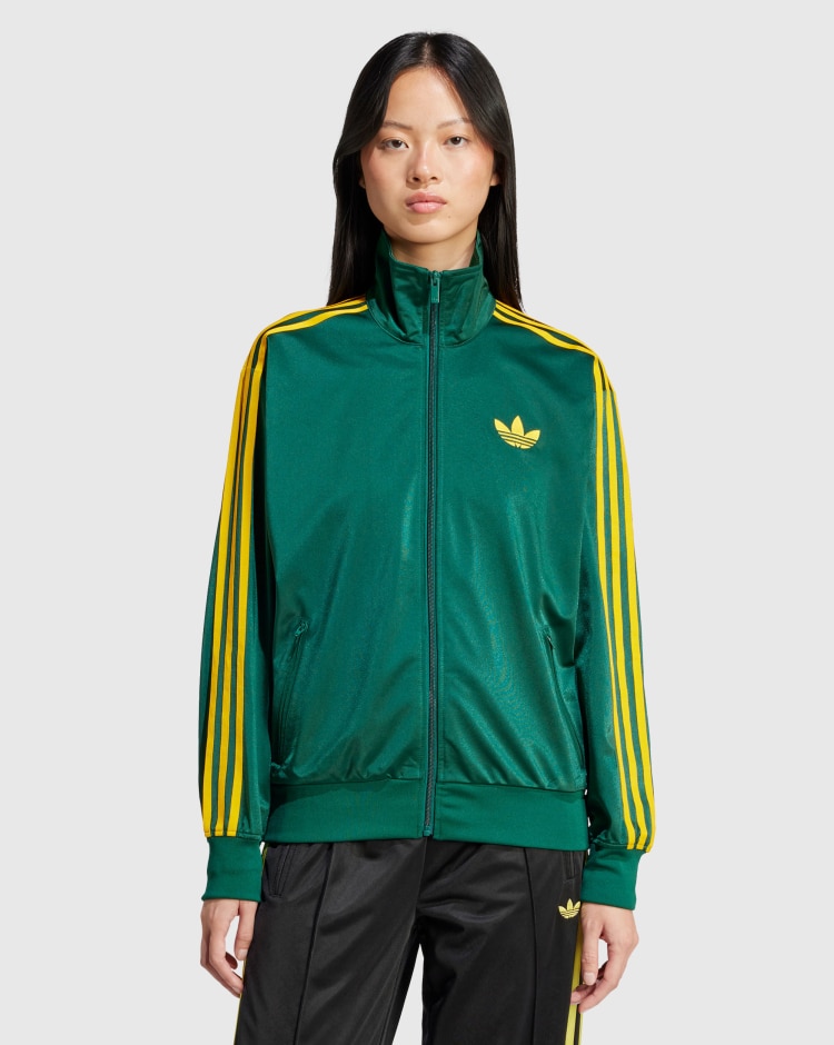 Track top adicolor Classic Firebird Loose Verde Donna
