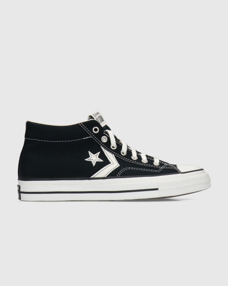 Converse Star Player 76 Mid Canvas Nero Uomo