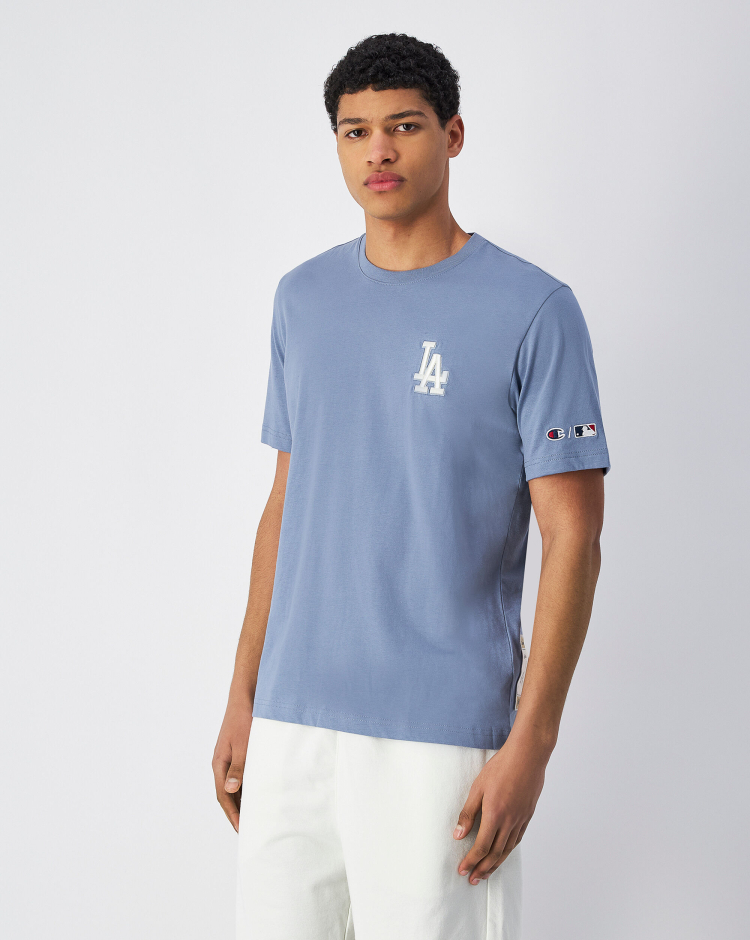 T-Shirt Manica Corta MLB Blu Uomo