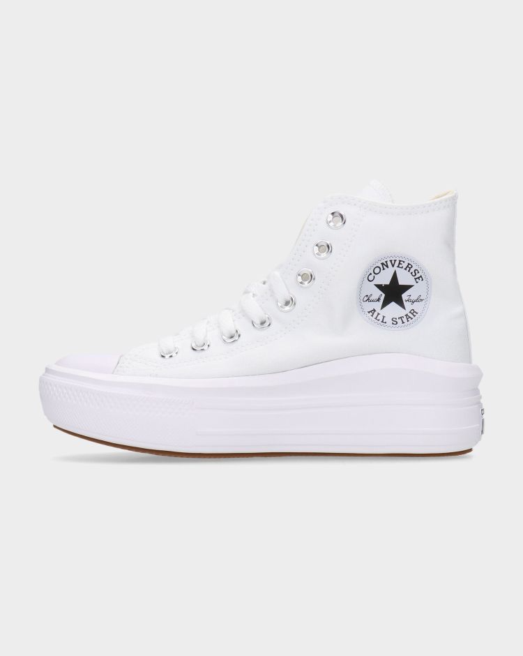 Converse Chuck Taylor All Star Move Platform Hi Bianco Donna
