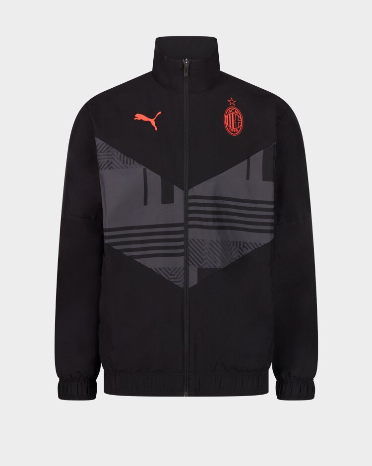 AC Milan Giacca Prematch Nero Uomo