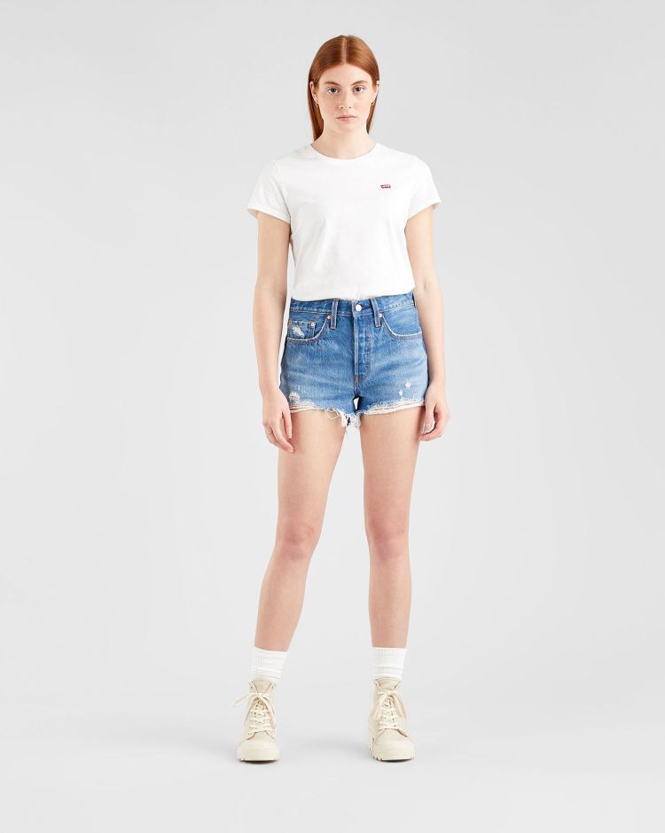 Levi's 501 Original Short Blu Donna