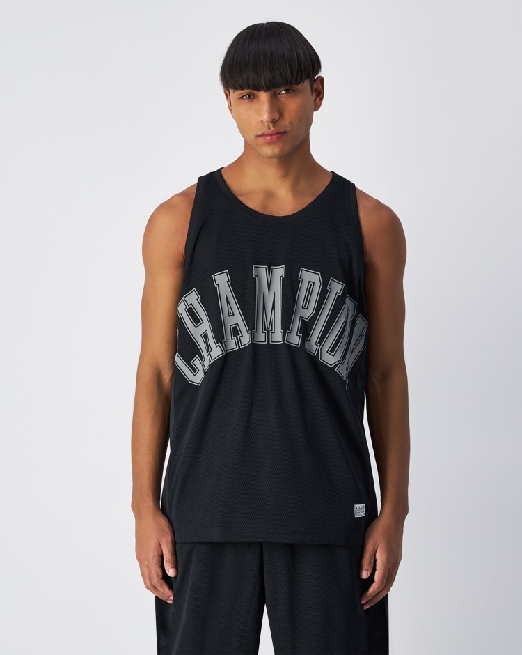 Canotta Loose-Fit Urban Contemporary Nero Uomo