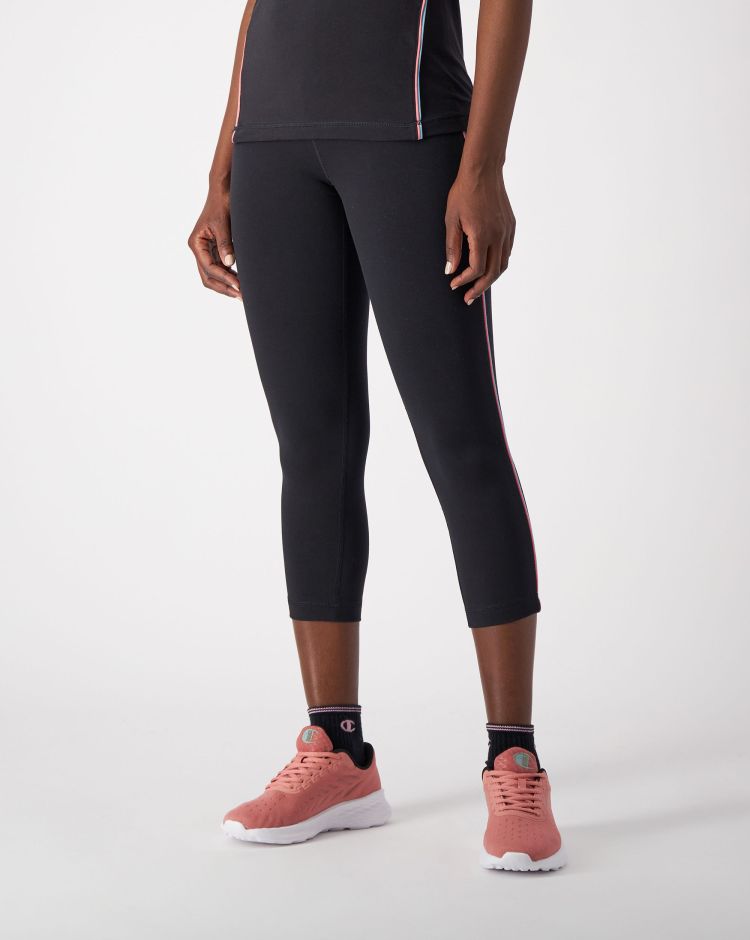 Champion Capri Leggings C-Sport Nero Donna