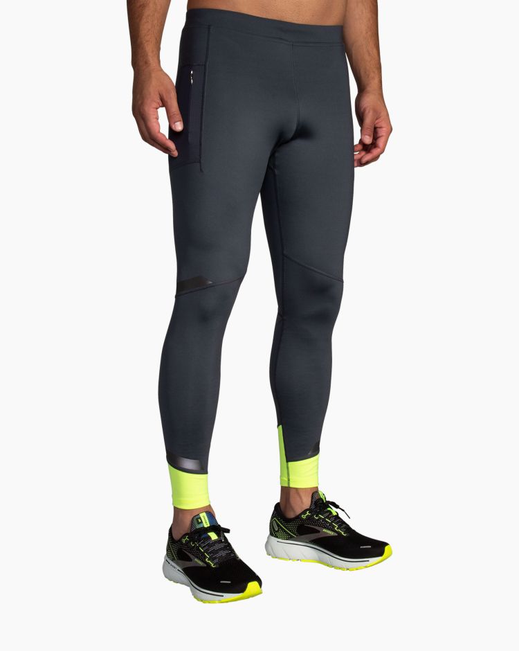 Brooks Run Visible Tight Grigio Uomo