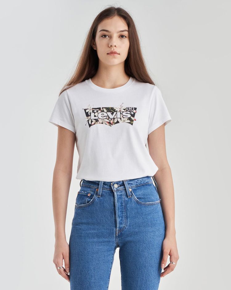 Levi's T-Shirt Perfect Batwing Bianco Donna