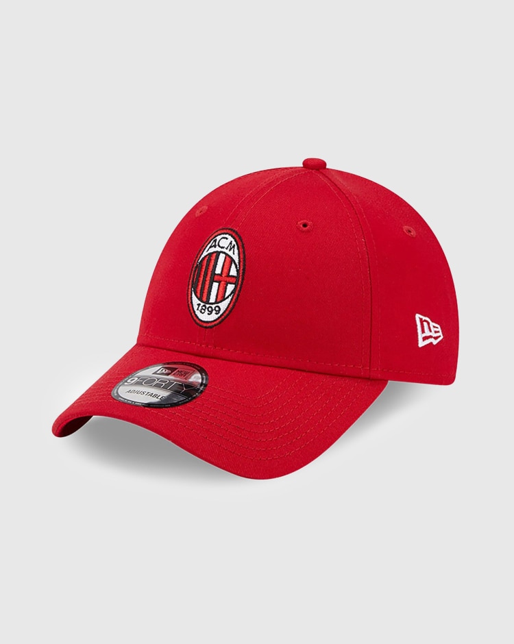 New Era Cappello Core 9Forty AC Milan Rosso