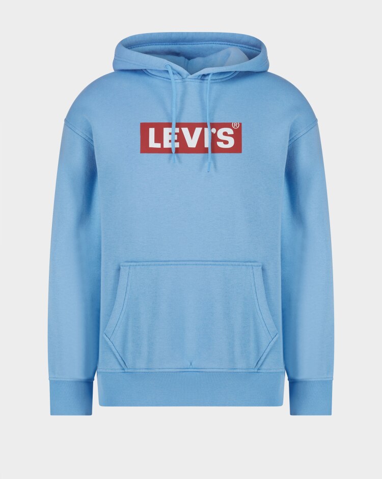 Levi's Felpa Relaxed Graphic Box Tab Blu Uomo