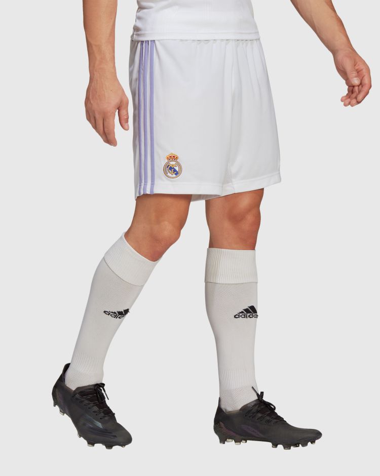 Adidas Real Madrid Home Shorts 2022/2023 Bianco Uomo