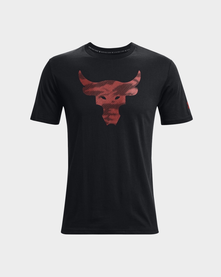 Under Armour T-Shirt Project Rock Brahma Bull Nero Uomo