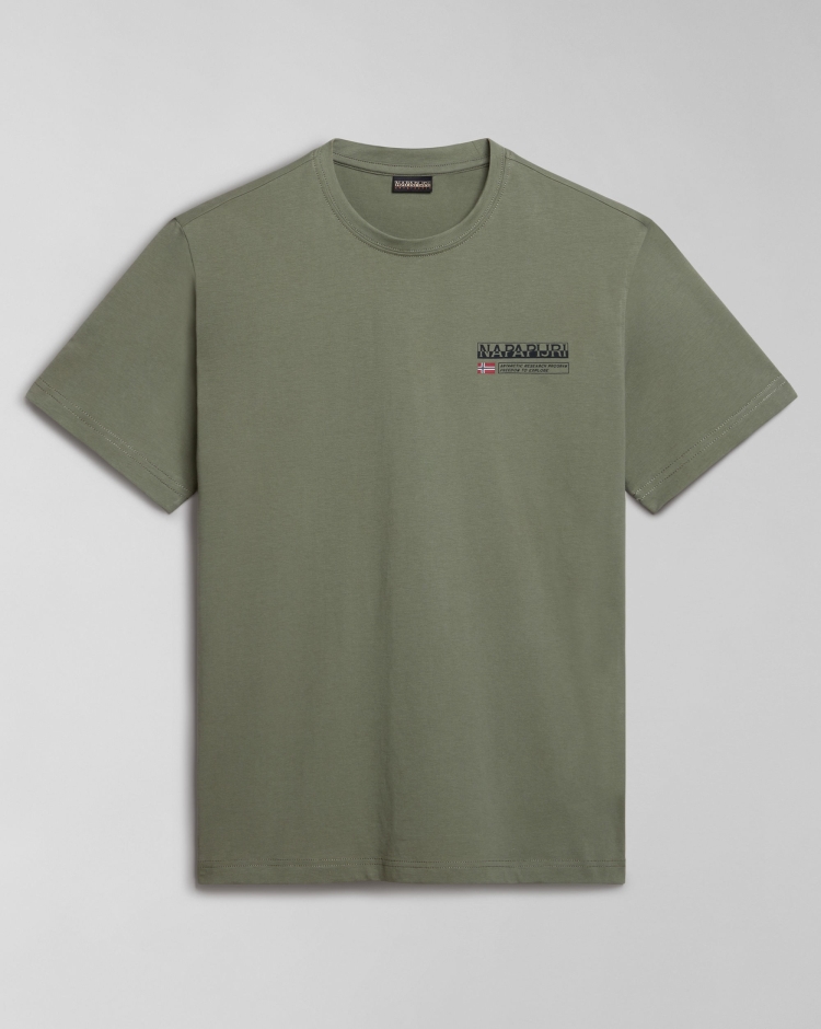 Napapijri T-Shirt S-Kasba Verde Uomo