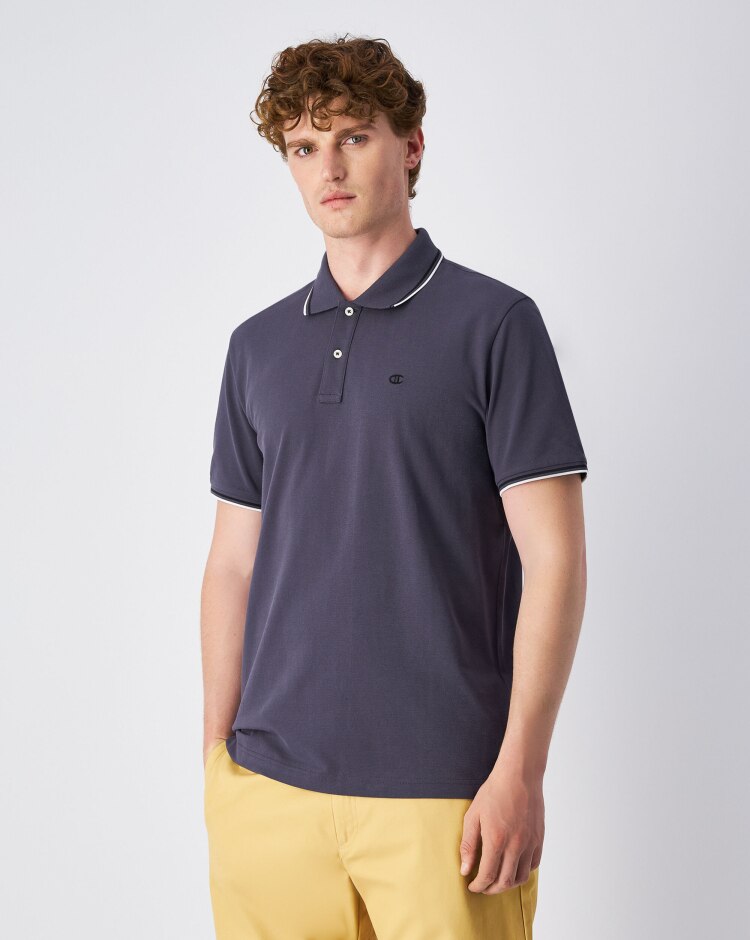 Polo C-Logo Nero Uomo