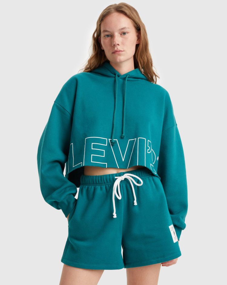 Levi's Felpa Red Tab Mainline Verde Donna