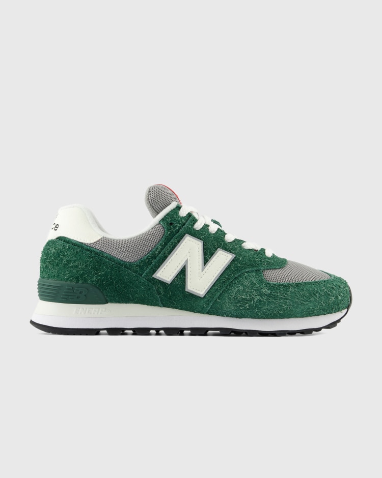 New Balance 574 Suede Verde Uomo