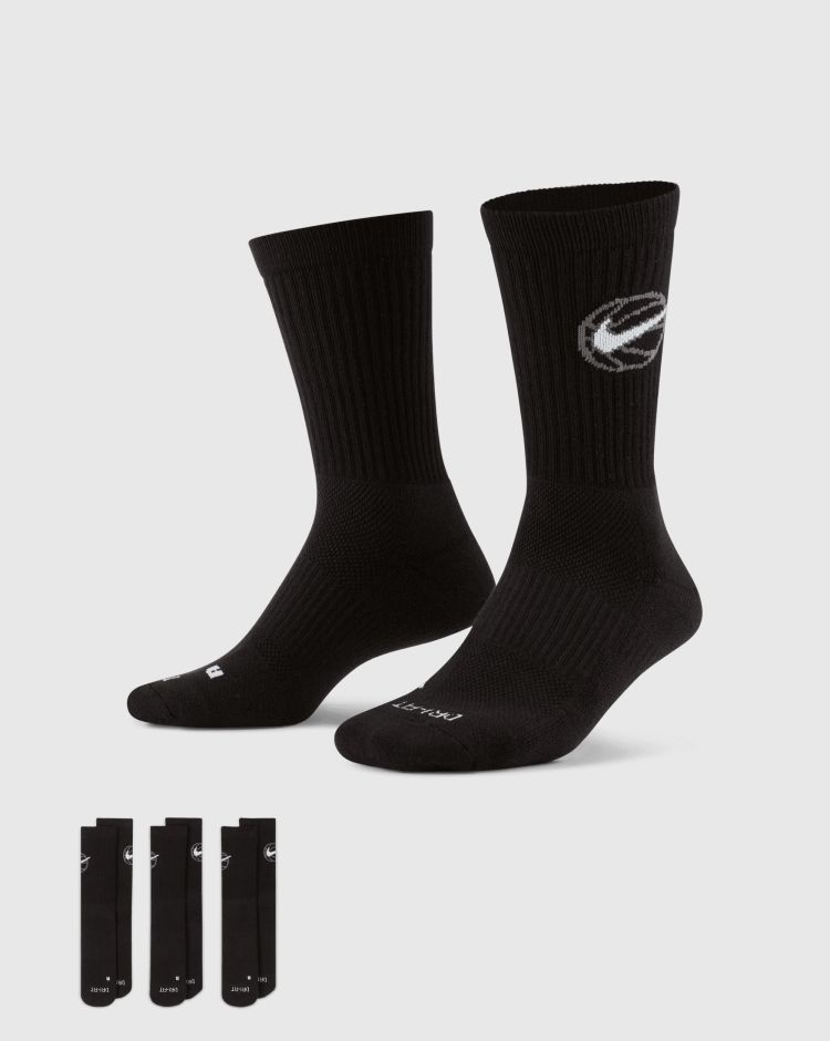 Nike Calze Nike Everyday Crew Nero Unisex