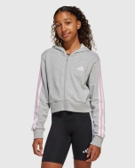 Felpa con cappuccio Essentials Full-Zip Grigio Bambina