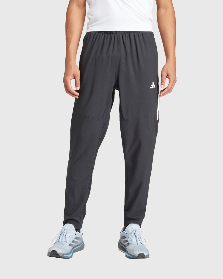 Adidas Pantaloni da Running 3-Stripes Nero Uomo