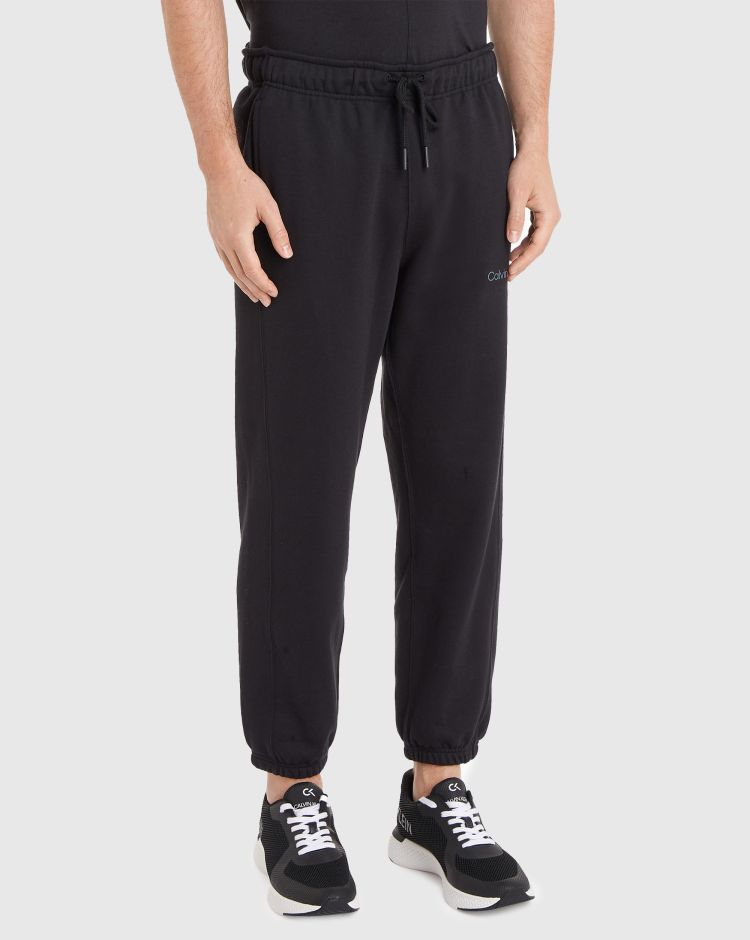 Calvin Klein Pantaloni in Knit Nero Uomo
