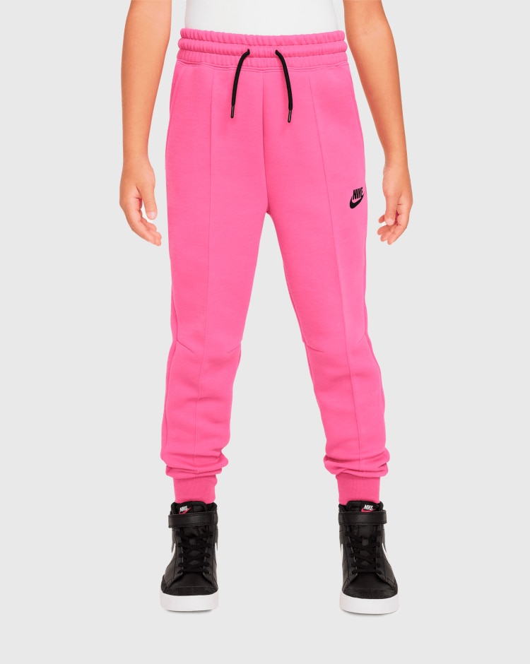 Nike Sportswear Pantaloni Tech Fleece Rosa Bambina