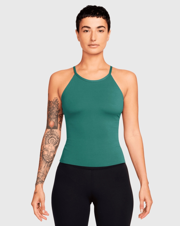 Nike InfinaSoft Essentials Canotta Dri-FIT Verde Donna