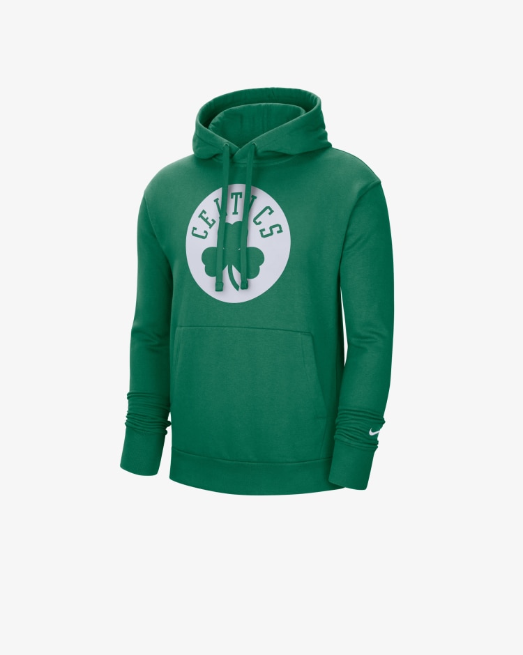 Nike Boston Celtics Essential Felpa Con Cappuccio Nba Uomo