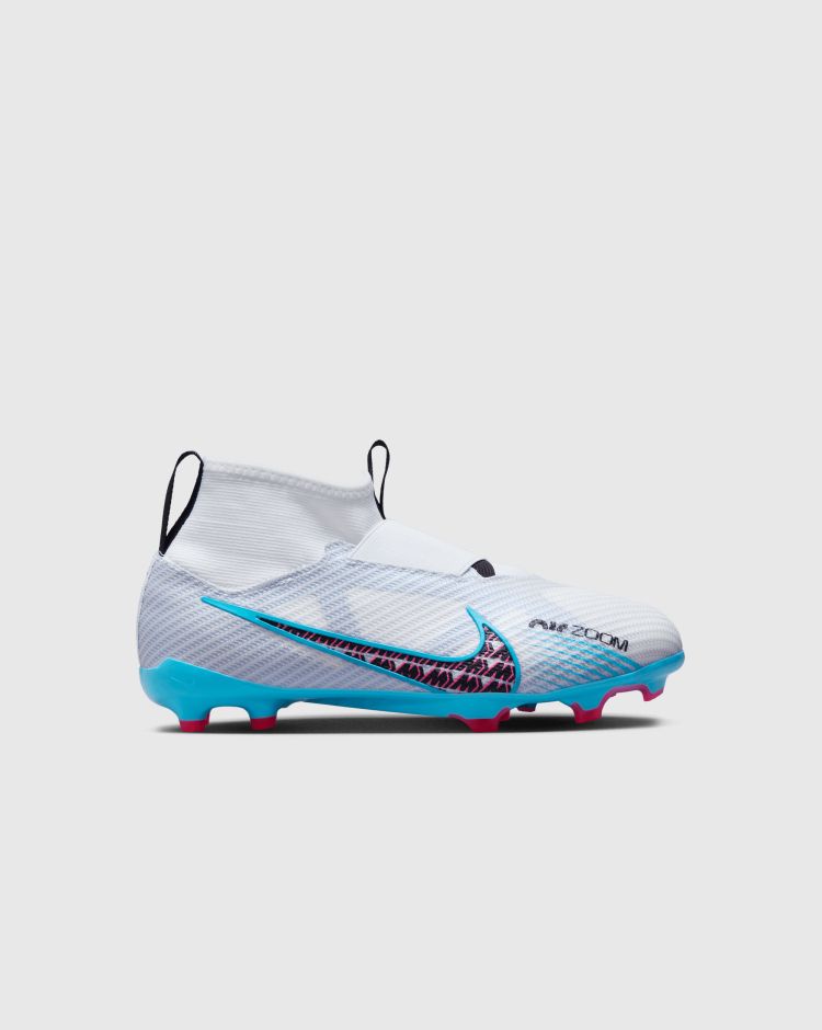 Nike Zoom Mercurial Superfly 9 Pro FG Bianco Bambino