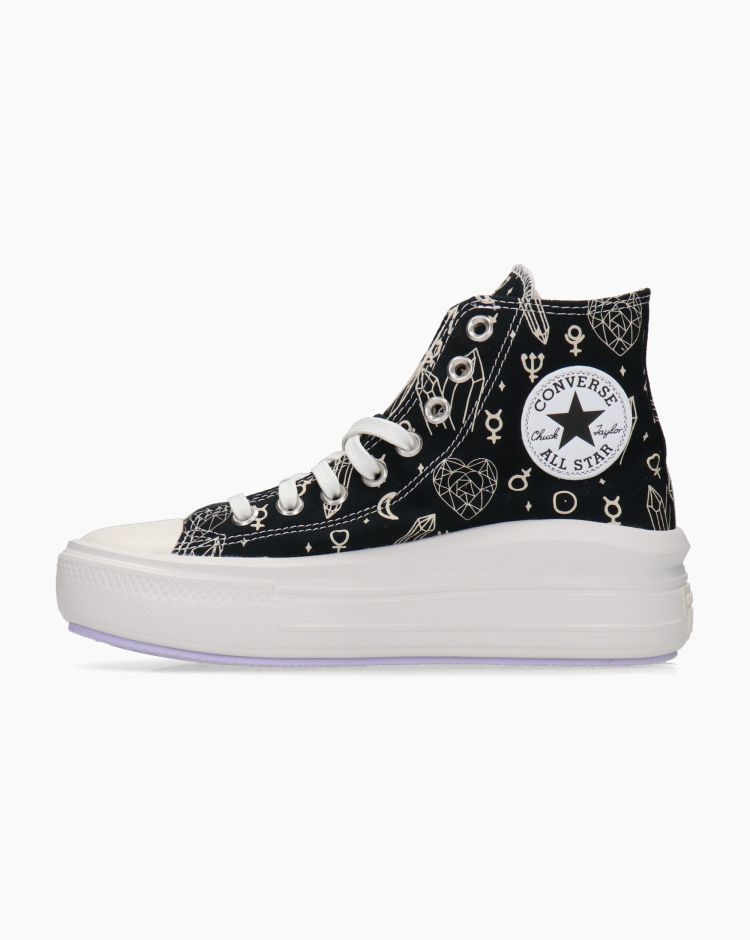 Converse Chuck Taylor All Star Move Hi Nero Donna