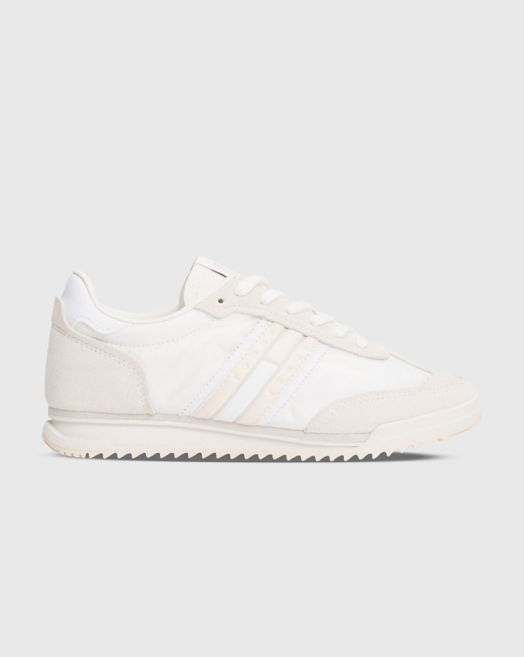 Sneakers Classic Runner in pelle Bianco Donna