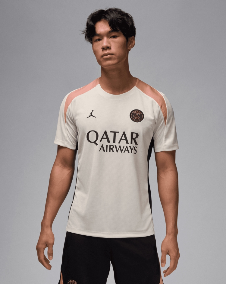 T.-Shirt Allenamento Paris Saint-Germain Bianco Uomo
