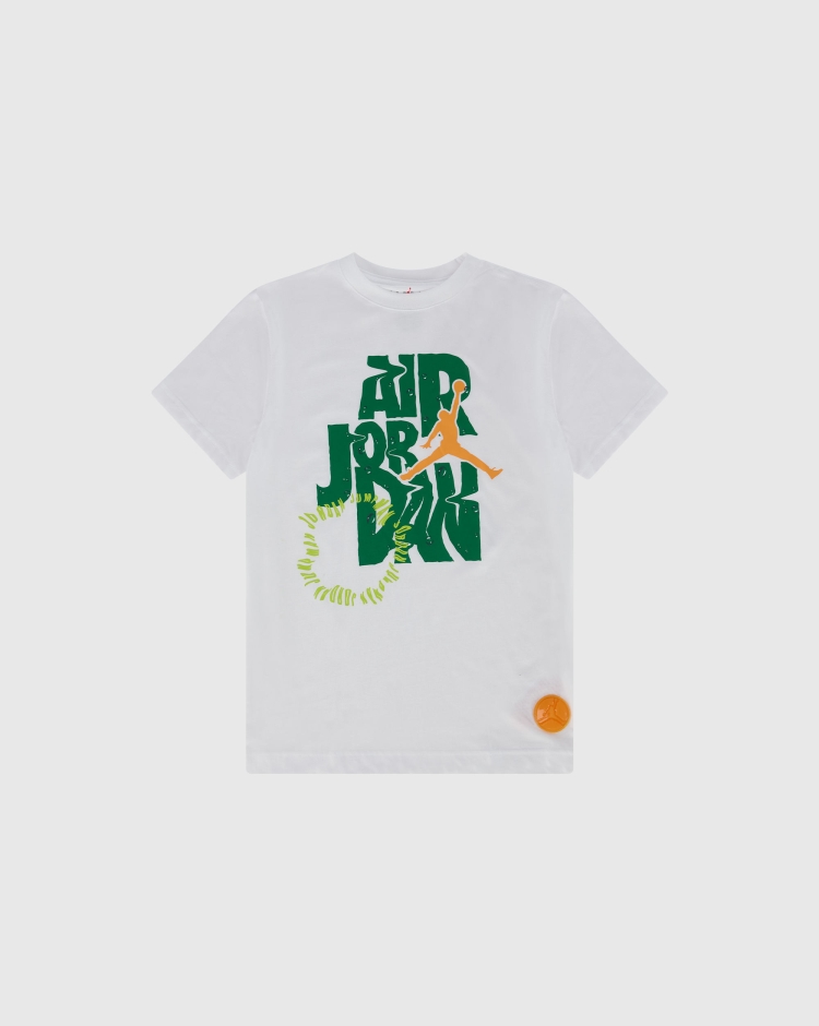 Nike Jordan T-Shirt Fuel Up Cool Down Drops Bianco Bambino