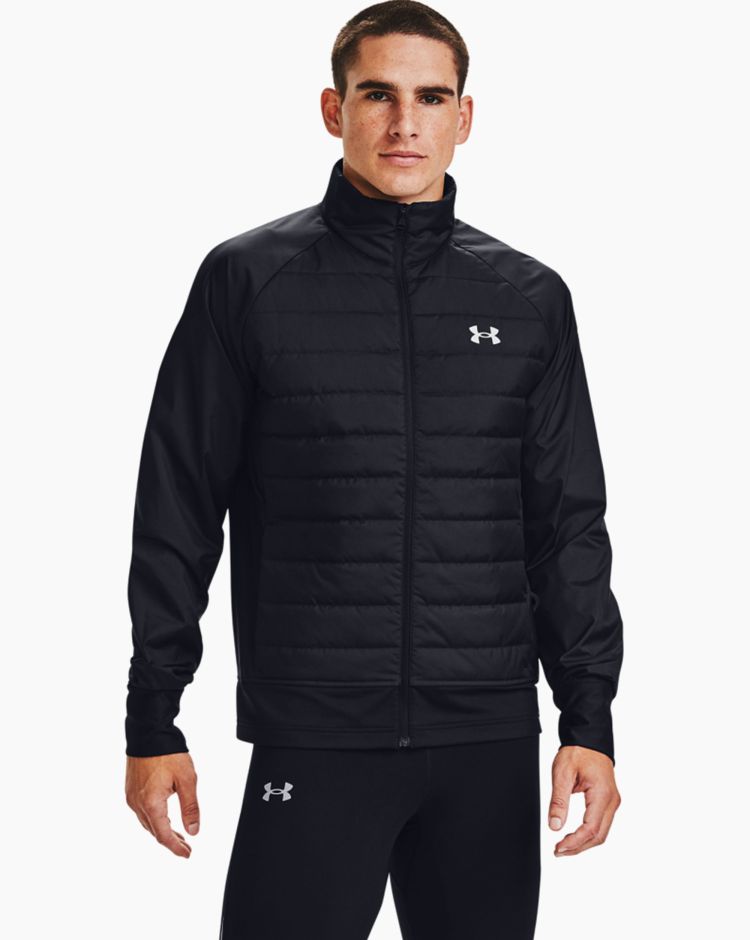 Under Armour Run Insulate Hybrid Jacket Nero Uomo