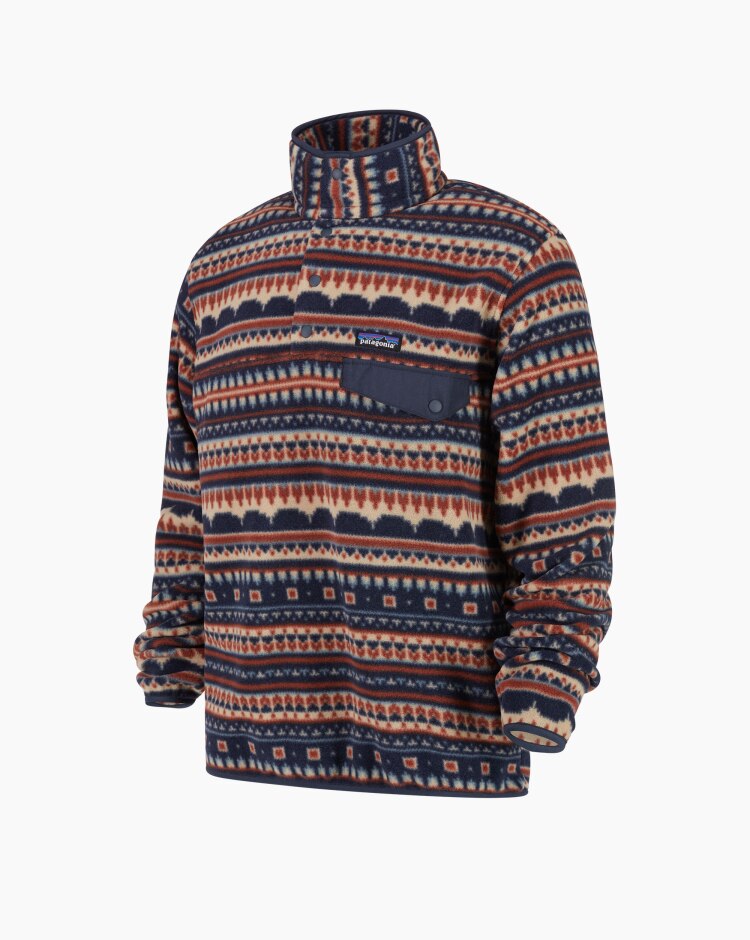 Patagonia S Lw Synch Snap-T P/O - Eu Fit Marrone Uomo