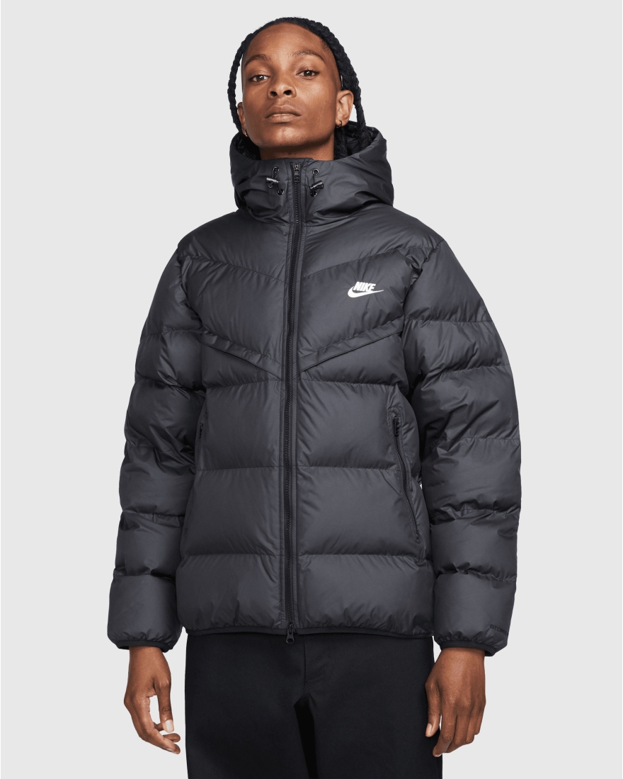 Nike Giacca Con Cappuccio Storm Fit Windrunner Nero Uomo Nero Game7Athletics