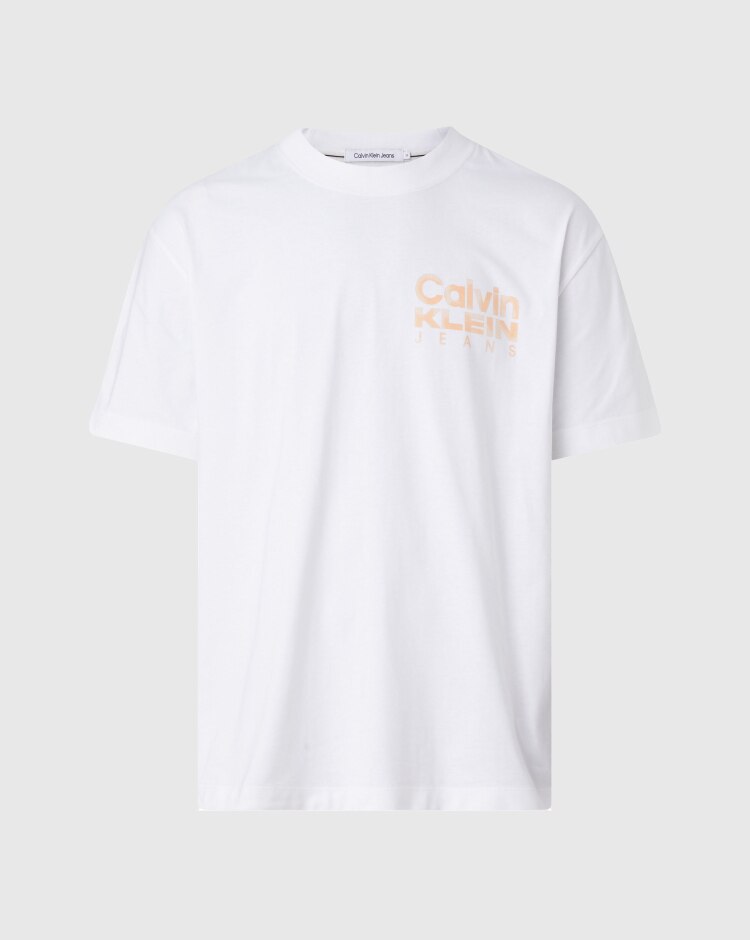 Calvin Klein T-Shirt Bold Color Bianco Uomo