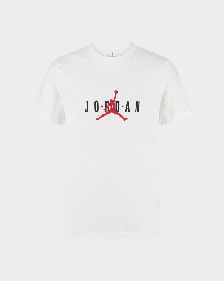 Nike Jordan T-Shirt Air Stretch Crew Bianco Uomo