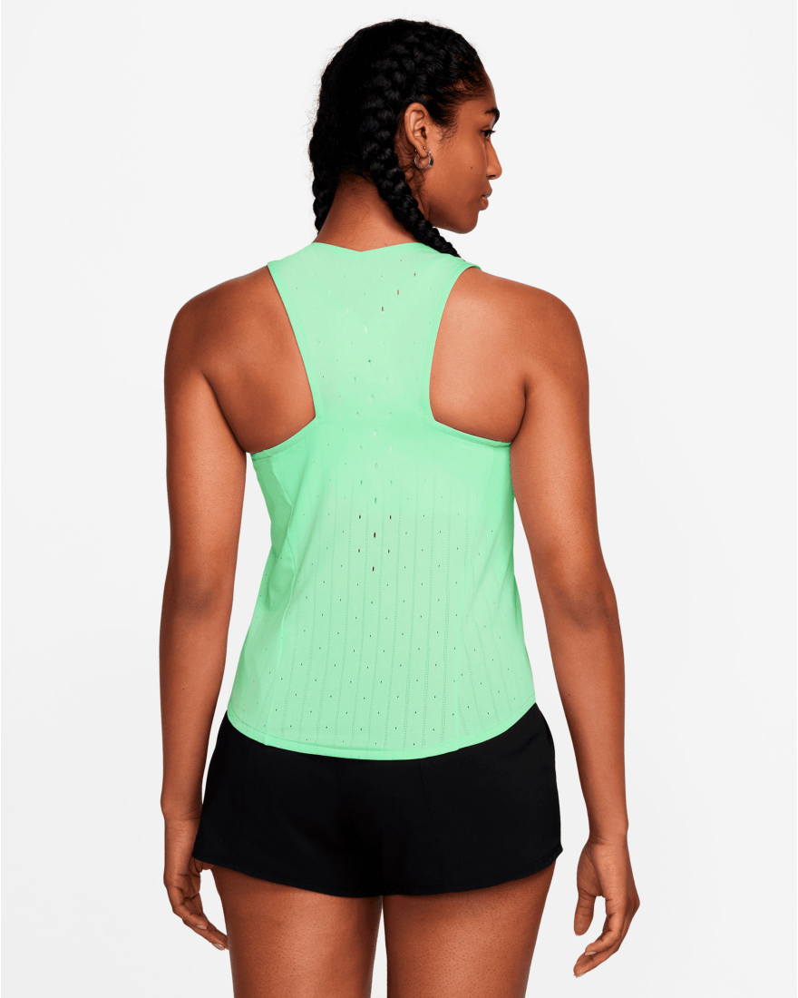 Nike AeroSwift Canottiera da Running Dri-FIT ADV Verde Donna Verde
