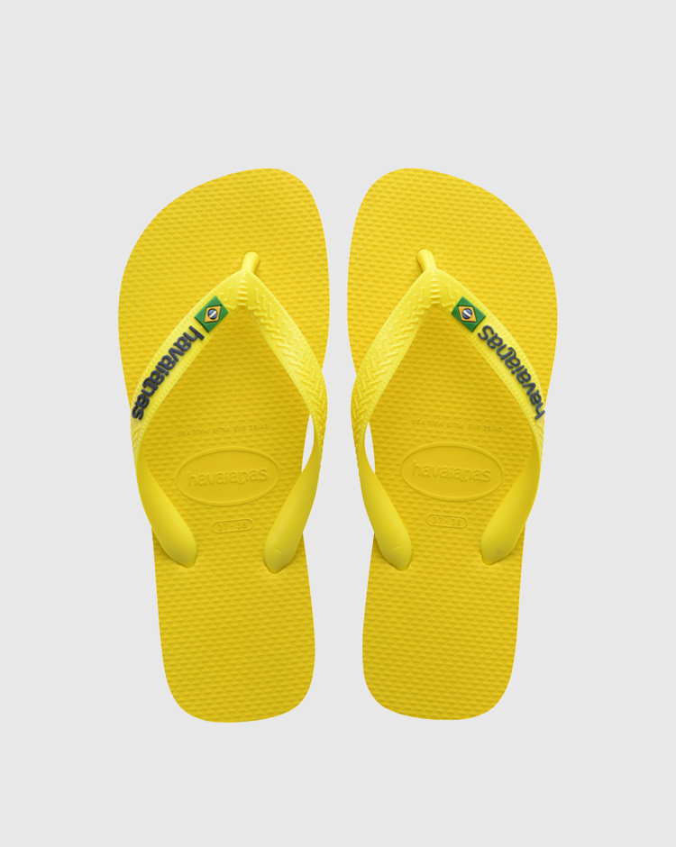 Havaianas Infradito Brasil Logo Giallo Uomo