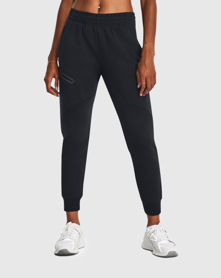 Under Armour Joggers Unstoppable Fleece Nero Donna